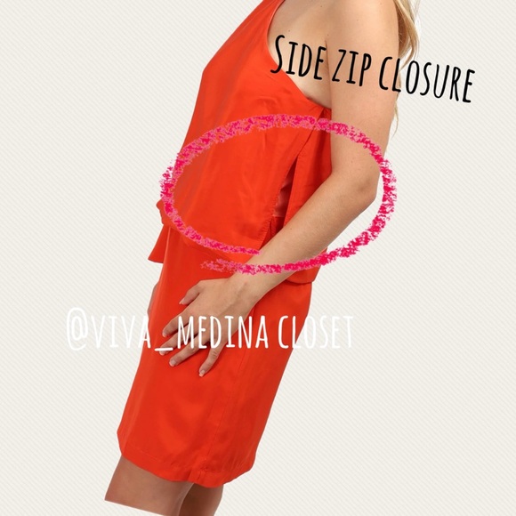 DONATED SCHOOL PROM Elizabeth and James 100% Silk dress Host Pick! - Picture 5 of 7